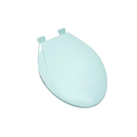 Plumbing Technologies Plumbing Technologies 2F1E6-40 Slow Close Plastic Elongated Contemporary Design Toilet Seat; Dresden Blue 2F1E6-40